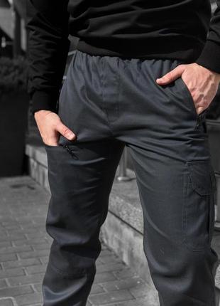 Чоловічі штани карго intruder весняні з кишенями осінні штани ...6 фото
