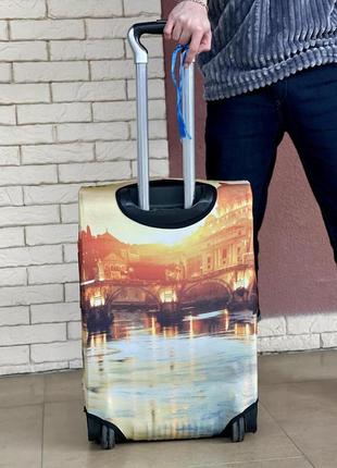 Чохол для валізи дайвінг з принтом собор святого петра рим4 фото