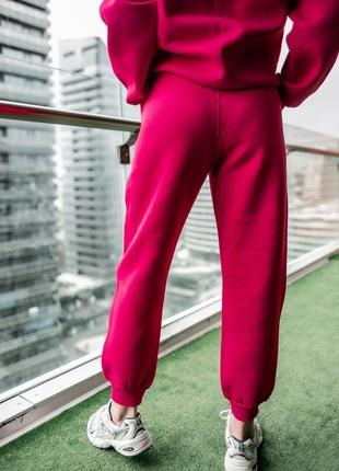 Жіночі спортивні теплі штани джоггери зимові турецька трьохнит...7 фото