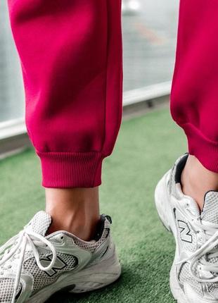 Жіночі спортивні теплі штани джоггери зимові турецька трьохнит...8 фото