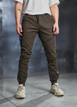 Чоловічі штани карго весняні з кишенями fast traveller осінні ...5 фото