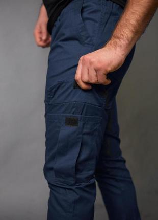 Чоловічі штани карго intruder baza коттонові штани карго з киш...4 фото