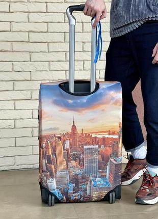 Чохол для валізи дайвінг з принтом empire state building nyc3 фото