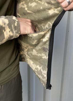 Тактична флісова кофта армійська фліска для військових зсу вій...10 фото