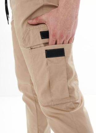 Чоловічі штани карго intruder baza коттонові штани карго з киш...9 фото