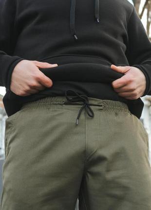 Чоловічі штани карго intruder штани карго з кишенями на манжет...5 фото
