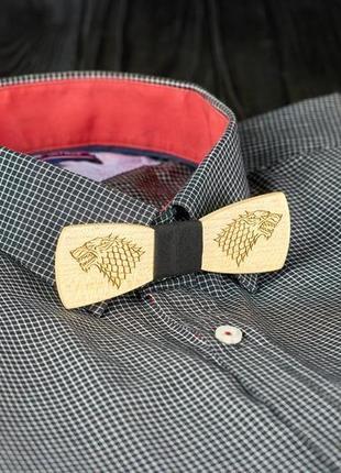 Краватка метелик "гра престолів" на шию під сорочки чоловічі2 фото