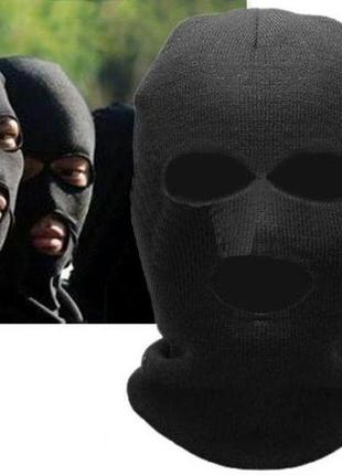 Балаклава з прорізами для/рота зимова +фліс до -20 підшоломник спецназ
