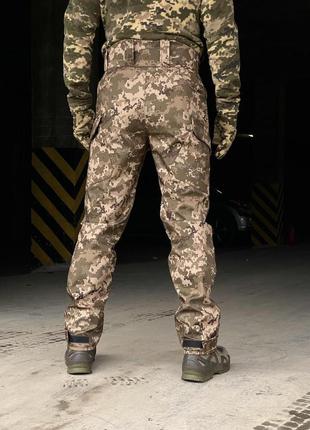 Чоловічі тактичні штани піксель softshell теплі військові брюк...2 фото
