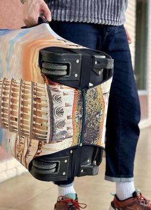 Чохол для валізи дайвінг із принтом пізанська вежа5 фото