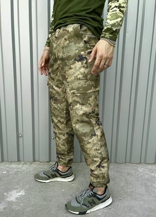 Тактичні штани зсу літні, військові штани карго з кишенями та ...4 фото