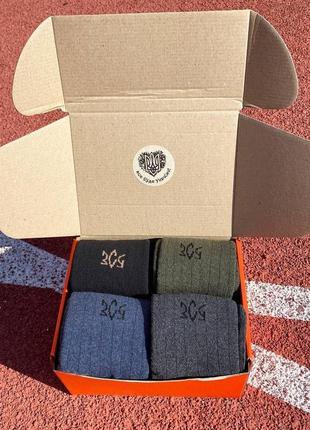 Подарунковий набір шкарпеток високі шкарпетки зимові чоловічі ...8 фото