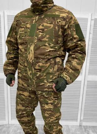 Зимова військова форма зсу, військовий костюм все теплий зелен...