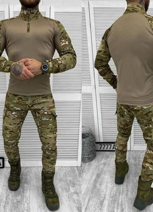 Військова форма зсу тактичний костюм мультикам сорочка убакс з...