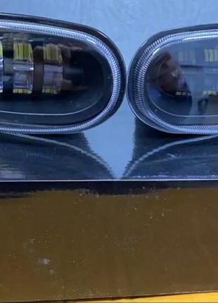 Лед птф туманки сенс ланос противотуманные фары sens lanos led 50w
