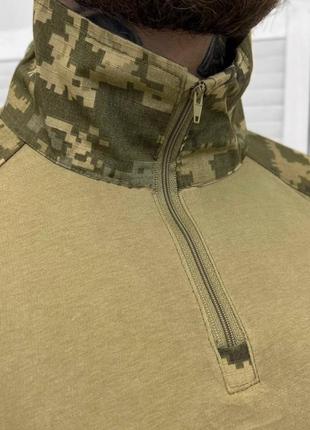 Військова форма зсу тактичний костюм сорочка убакс з налокітни...6 фото