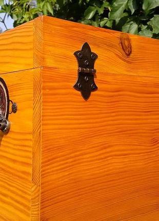 Скриня декоративний короб дерев'яний4 фото