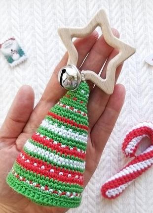 Брязкальце ялинка для малюків