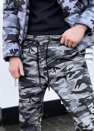 Чоловічі тактичні штани зсу військові штани black steel з кише...9 фото