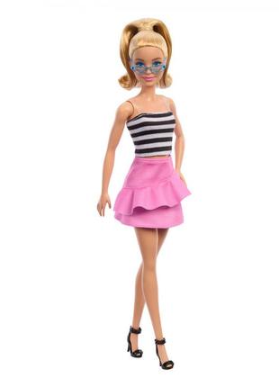 Лялька mattel барбі fashionistas 65th anniversary barbie модниця в рожевій спідниці hrh111 фото