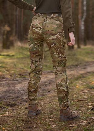 Жіночі військові штани камуфляжні штани жіночі тактичні мультикам6 фото