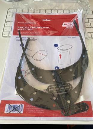 Защитный экран для лица, набор 2 шт tayg испания (918007а) многоразовый щиток от брызг и пыли5 фото
