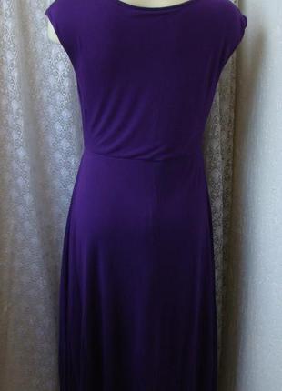 Платье фиолетовое вискоза lascana р.48 68622 фото