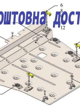 Защита двигателя lexus rx 450h (2022-)(защита двигателя лексус рх 450) кольчуга