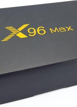 2020р! box приставка android x96 max 4/64 smart tv box s905x2 смарт тв2 фото