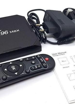 2020р! box приставка android x96 max 4/64 smart tv box s905x2 смарт тв
