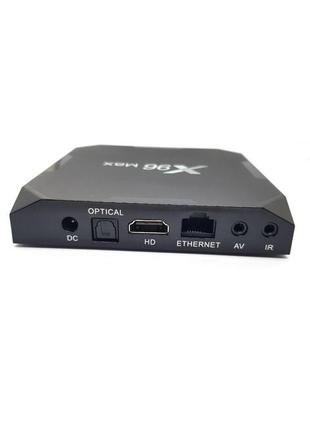 2020р! box приставка android x96 max 4/64 smart tv box s905x2 смарт тв5 фото