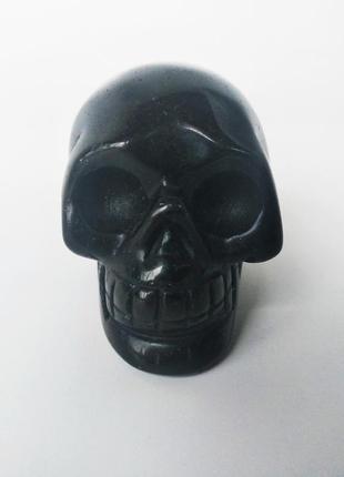 Фигурка "череп" из натурального камня  агат3 фото