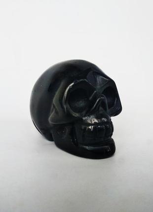 Фигурка "череп" из натурального камня  агат2 фото