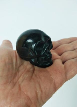 Фигурка "череп" из натурального камня  агат4 фото