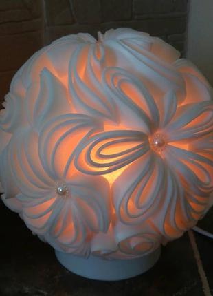 Нежный зефирный светильник