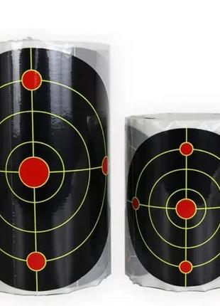 7-дюймовий клейкий папір для стрільби по мішеням bullseye spla...