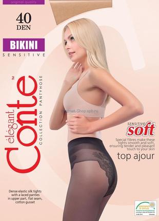 Колготки conte bikini 40 den