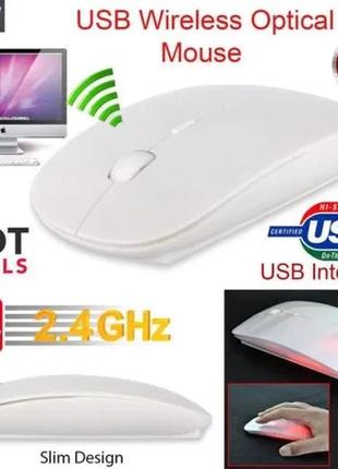 Беспроводная радио usb мышь как apple мышка mouse для android блютуз