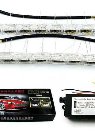 Crystal led drl, дхо с бегущим поворотом или мигающим кристаллы гибкие