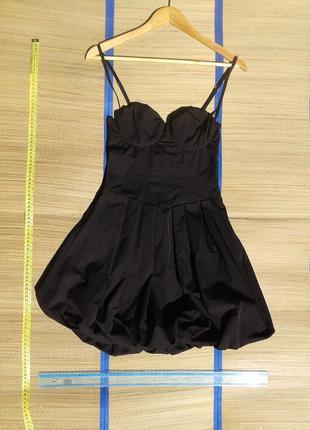 Міні сукня-бюстьє коктейльне чорне by bessini9 фото