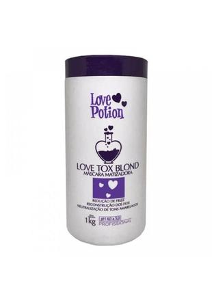 Ботeкс для волосся love potion blond tox blond матуючий для бл...