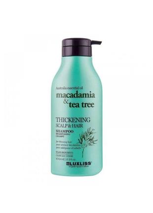 Зміцнюючий шампунь luxliss thickening scalp & hair shampoo для...