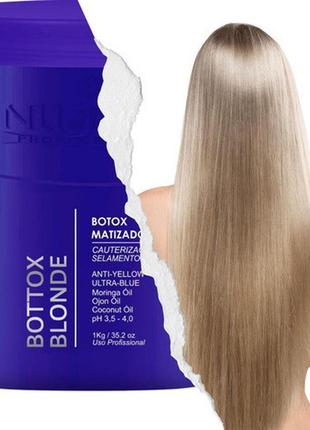 Ботукс nuance bttex matizador blonde anti-yellow для блонду та...