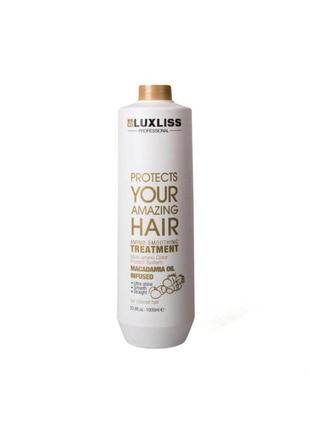 Кератин для випрямлення волосся luxliss amino smoothing treatm...