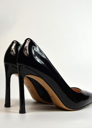 Туфли лодочки женские черные на шпильке лаковая кожа hs423120a-1-7 inci 34506 фото