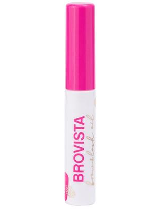 Олія для брів і вій vivienne sabo brow and lash oil brovista transparent