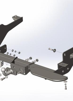 Фаркоп renault master (04/2010-)(фаркоп рено мастер) автопрыстрий