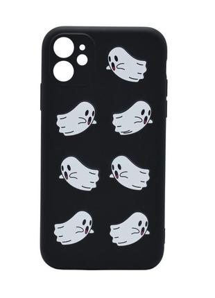 Tpu чохол wave fancy для apple iphone 11 (6.1") (чорний)