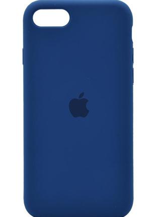 Чохол silicone case (aa) для apple iphone se (2020) (синій)