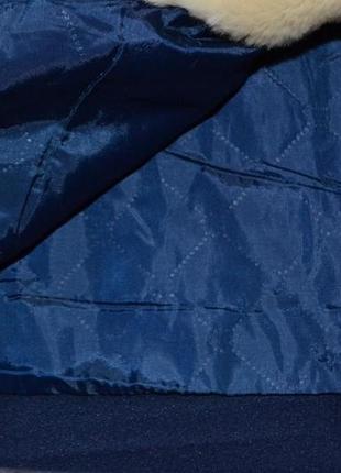 Шикарне пальто на синтепоні з хутром двобортне італія6 фото